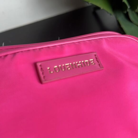 Louenhide Cali Nylon Crossbody shoulder handbag purse like new pink - Picture 9 of 12